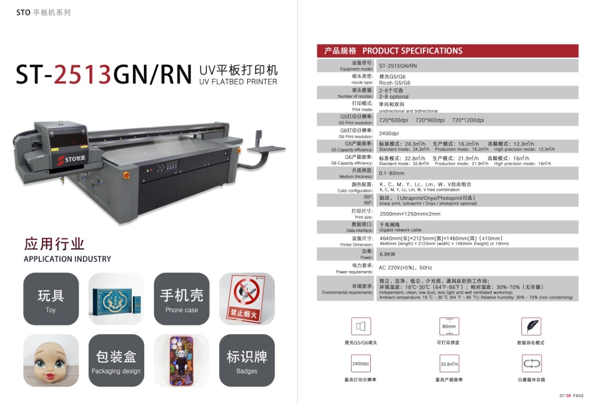 1臺UV打印機打印10種效果，UV平機打印機常見的打印效果